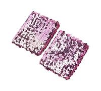 LUOFANG Manches de Bras élastiques Extensibles et élégantes, Paillettes Scintillantes pour Costume, Manchettes pour Femmes avec de Superbes Paillettes