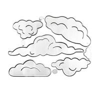 LUOFANG Nuage métal Matrices de découpe Scrapbooking Pochoir découpe Carte gaufrage Bricolage Photo Album modèle Moule décoration Artisanat