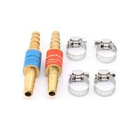 LUOFANG Pare-Flashback pour tuyaux, 2 pièces, en acétylène, gaz liquéfié, Propane et oxygène, 8mm