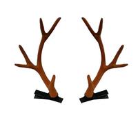 LUOFENG Accessoires de cheveux élégants en bois de cerf blanc pour femme, style traditionnel, décoration de cheveux pour mariages et festivals