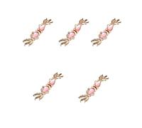 LUOFENG Attache à Coudre, 5 pièces, nœuds Chinois, Boutons Grenouille, Boutons Cheongsam, nœuds Chinois en métal pour Bricolage de Capes Chinoises