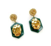 LUOFENG Boucles d'oreilles irrégulières en acier inoxydable au design unique, légères et confortables, accessoires pour un usage quotidien tendance