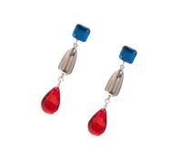 LUOFENG Boucles d'oreilles sophistiquées en forme de larme - Boucles d'oreilles délicates - Texture acrylique - Pour les amateurs de mode