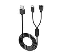 LUOFENG Câble de charge magnétique USB vers type C pour collier de dressage de chien, cordon de charge pour Jugbow DT61/66/67/72/73