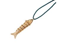 LUOFENG Collier tendance réglable avec pendentif poisson 2025 pour femme, accessoire cadeau