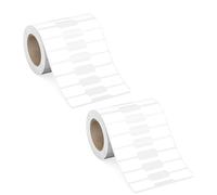 LUOFENG Étiquettes adhésives pour bijoux - Étiquettes en papier transparent - Plusieurs tailles - Pour collier et boucles d'oreilles