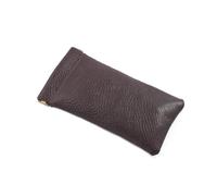 LUOFENG Étui à lunettes en cuir souple et robuste avec dessus à presser et doublure en polaire - Accessoire pratique pour la protection des lunettes de soleil