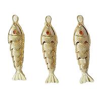 LUOFENG Geometrics Fish Alliage Pendentif Bijoux Artisanat Fournitures pour Collier Bracelets Boucles D'oreilles Accessoires Création