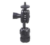 LUOFENG Lien à tête sphérique mâle de 6,35 mm vers 17 mm avec filetage femelle de 17 mm pour trépied d'appareil photo, support de téléphone de voiture, rotation modifiable