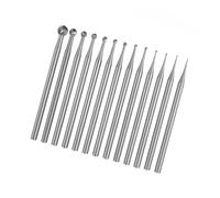 LUOFENG Lot de 13 embouts de gravure sphériques pour la fabrication de bijoux, sculpture, rainurage, incrustation d'argent
