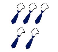 LUOFENG Lot de 5 cravates élégantes pour enfants, uniforme de mariage, accessoire tendance pour garçons, accessoire de bureau professionnel
