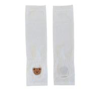 LUOFENG Manchons d'été, 2 pièces, Manchons de Bras Anti-UV pour Enfants de 4 à 12 Ans, Housse de Refroidissement Douce et Respirante avec Trou pour Le Pouce