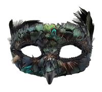 LUOFENG Masque vénitien à bec d'oiseau, demi-masque, parfait pour les fêtes masquées, Halloween, les danses, les spectacles sur scène, unisexe pour adultes