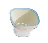 LUOFENG Passoire miniature double couche pour cuisine fruits légumes lavage égouttoir avec base de rangement PP Mate de qualité alimentaire