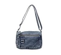 LUOFENG Petit sac à bandoulière pour femme en denim avec sangle réglable - Sac à main tendance