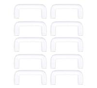 LUOFENG Piercings Hider, 10 pièces Anneaux de Septum Transparents retenues de perçage en Forme de U Cache-Nez Flexible en Acrylique retenue de Nez Bijoux de Corps