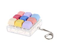 LUOFENG Porte-clés avec clavier, interrupteur mécanique anti-stress, pour homme et femme