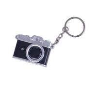 LUOFENG Porte-clés avec mini appareil photo de style vintage avec effets lumineux et sonores pour les amateurs de photographie et les collectionneurs