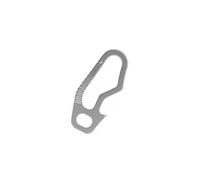 LUOFENG Porte-clés en alliage durable avec décapsuleur, outil compact pour activités de plein air