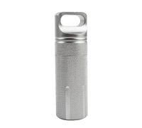 LUOFENG Porte-clés étanche en alliage d'aluminium pour pilules de poche, porte-clés léger, étui de voyage, bouteilles de médicaments