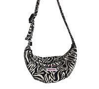 LUOFENG Sac à bandoulière imprimé zèbre pour Femmes, Sac à bandoulière Unisexe décontracté, Mignon Sac Messager de Style coréen, Sac de Shopping en Toile pour étudiant
