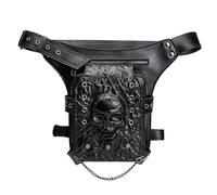 LUOFENG Sac banane punk à sangle réglable pour le cyclisme, la randonnée, le camping, les femmes et les hommes, accessoire de mode