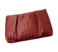 LUOFENG Sac de soirée tissé en cuir PU pour femme, sac à main pour fête, mariage, sac à main élégant pour les trajets et le shopping