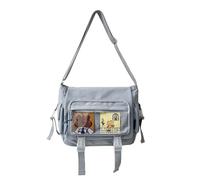 LUOFENG Sacs à bandoulière Japonais pour lycéennes, Sac de Livre en Nylon Transparent Itabag pour Femmes, Sacs à Main JK, Sacs à bandoulière
