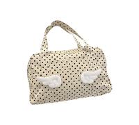 LUOFENG Sacs de voyage élégants à pois - Grande capacité - Résistants à l'usure - Organisateurs de maquillage pour femmes - Essentiels de gym