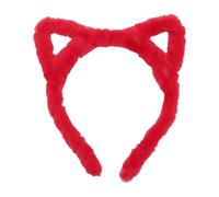 LUOFENG Serre-tête oreilles de chaton en peluche pour Halloween, cosplay, maquillage, lavage du visage, scène, jeu de scène