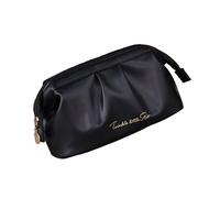 LUOFENG Trousse de maquillage en cuir synthétique imperméable pour les trajets quotidiens et les courts voyages pour garder les cosmétiques organisés 10 x 21 x 12 cm