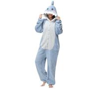 Luojida Combinaison Pyjama Femme Homme Pyjamas Onesies Cosplay Costume Kigurumi Deguisement Halloween Adulte Pyjama Pilou Pilou Chaud et Doux à Poches pour Carnaval Halloween Noel Jour de l'An