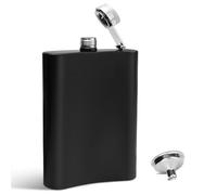 LUOJINYI 1 flasque en acier inoxydable pour spiritueux, 227 ml, flasque en acier inoxydable et entonnoir, convient pour porter de l'alcool, hommes et femmes, pour whisky, rhum et vodka