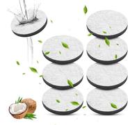 LUOJINYI Lot de 8 Disque Filtrant à Eau Recharge pour Bouteilles Compatible avec Fill & Go, Filtre Microdisc Réduisent le Chlore, les Microparticules et Autres Impuretés, Gourde Filtrante