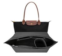 LUOJINYI Organisateur de Sac, Rangement Sac à Main, Organiseur de Sac à Main en Feutre avec Plusieurs Poches pour téléphone, Clés, Tasse d'Eau(Noir, L)