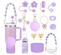 LUOJINYI Stanley Cup Accessories, accessoire stanley cup,stanley quencher accessoire pour Coupe Stanley, Accessoires pour Coupe Stanley 800 ML - 1100 ML (Les Tasses ne Sont Pas Incluses) (Violet)