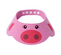 Luojuny Baby shampooing Capuchage multi-usure Protection d'oreille Eva mousse bébé pour tout-petit du shampooing de douche ultra-doux pour tout-petit Rose
