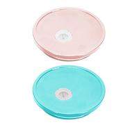 Luojuny Lot de 2/10 couvercles en acrylique pour tasses en verre de 473,6 g - Bonne étanchéité avec trou de paille - Facile à nettoyer - Pour canette de bière, verres à boire - Gobelet B
