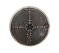 Luojuny Méditation Labyrinthe des Doigts Artisanat en Bois Outil de Pleine Conscience fabriqué à la Main pour Relaxation Concentration Réduire Le Stress Trouver Paix Cadeau Amis A