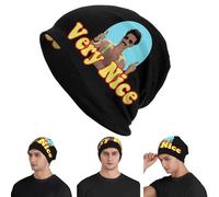 LUOJZGUMU Borat très Joli, œuvres d’Art numériques Skullies Bonnets Chaud Automne Hiver Outdoor Bonnets tricotés Bonnets pour Adultes Unisexes