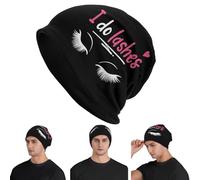LUOJZGUMU Cils Cils Artistes Cils Cosmétiques Crânes Tuques Casquettes Chaudière Automne Hiver Casquette Bonnet Hommes, Femmes Adultes
