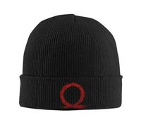 LUOJZGUMU God of War PS4 Logo Bonnet Tricoté Bonnets Kpop Élastique Thermique Hommes Bonnets Unisex Cadeaux Winter Casual Cadeau