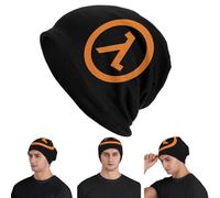LUOJZGUMU Half Life Lambda Skullies Tuques Casquettes Chaud Automne Hiver Outdoor Casquettes Bonnets tricotées pour Hommes Femmes Adultes
