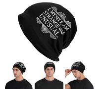 LUOJZGUMU Moi-même, Je suis étrange et inhabituelle. Skullies Beanes Chapeaux Chaud Automne-Hiver Outdoor Casquettes Tricotées Bonnet pour Hommes Femmes Adultes