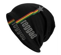 LUOJZGUMU Rasta Couleurs Reggae avec Chapeaux en étoiles Bonnet Bonnet à Tricot Cool pour Femmes Automne-Hiver Fierté jamaïcaine Chaude Tuques Skullies Casquettes