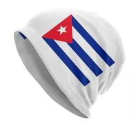 LUOJZGUMU Sos Cuba Drapeau Skullies Tuques Casquettes Chaudes Automne Hiver Outdoor Bonnets tricotés Bonnets Unisexes