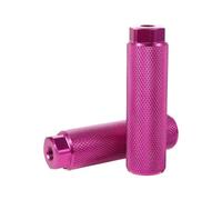 LUOKEKE Cale Pied BMX Chevilles de vélo en Alliage d'aluminium, Chevilles BMX for Montagne, arrière adaptées aux Axes 3/8 Pouces(Purple)