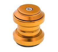 LUOKEKE Directions VéLo Roulement Externe de Cartouche en Alliage d'aluminium de 34mm avec Capuchon supérieur, Casque de vélo à engrenage Fixe Jeu De Direction(Gold)