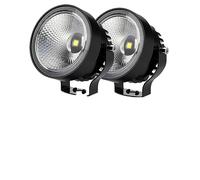 LUOKEKE Phare De Travail Led Lampe de travail 4 pouces 12V 24V 4x4, 2 pièces, adaptée à une utilisation for moto, voiture, ATV, Dirt Bike, pick-up, bateau(Flood-60W-W-2pcs)
