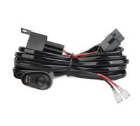 LUOKEKE Phare De Travail Led Lampe de travail 4 pouces 12V 24V 4x4, 2 pièces, adaptée à une utilisation for moto, voiture, ATV, Dirt Bike, pick-up, bateau(1 Leads Wire Harness)